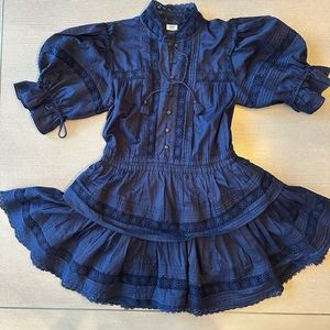 NEW by Sunday Best: Gorgeous Summer mini dress (laced, dark blue, size S)